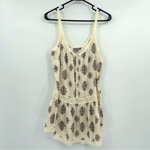 Rubbish NWT Lace Top – Cream & Brown – Size Medium - Picture 1 of 11
